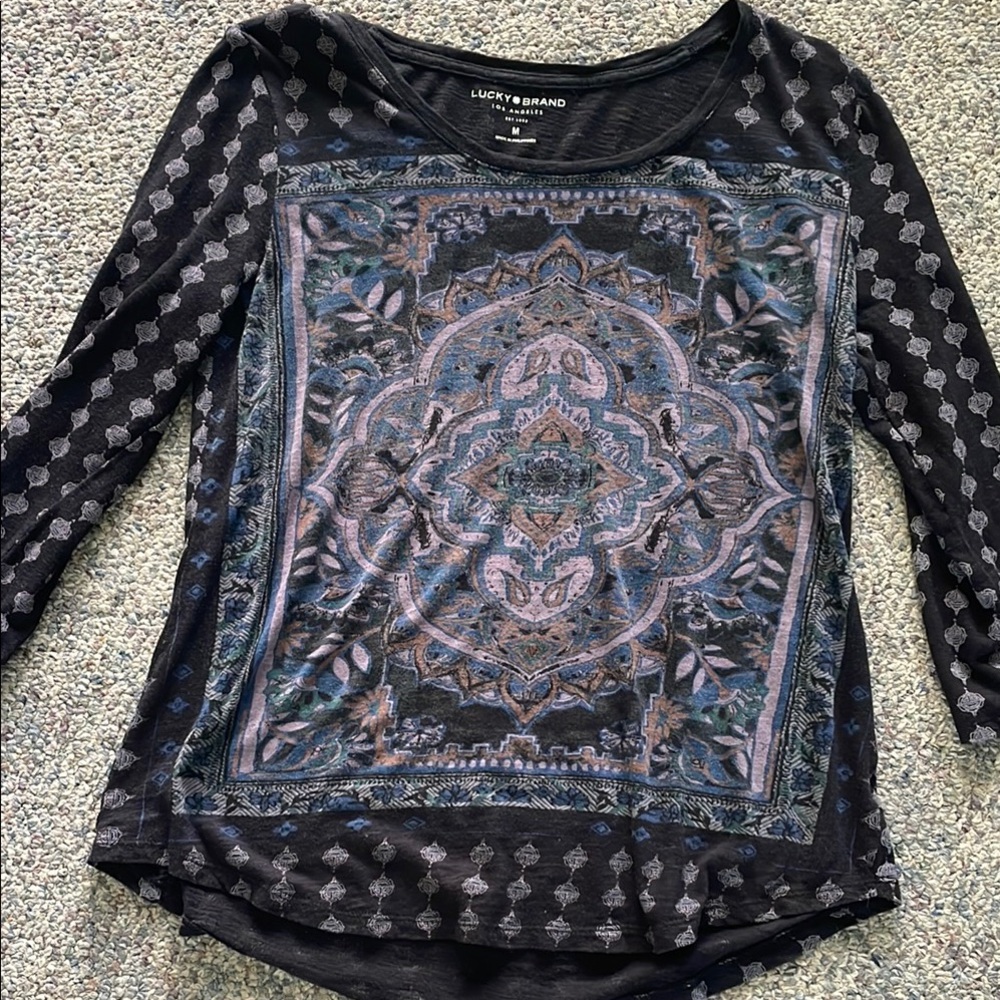 Lucky brand T.  Soft and comfy.